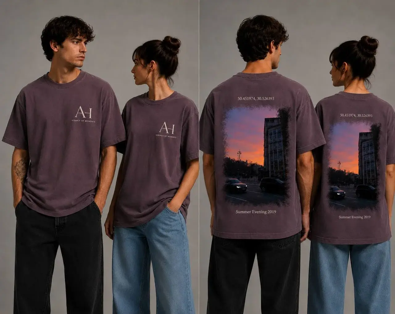 Présentation du design du t-shirt Moment 001