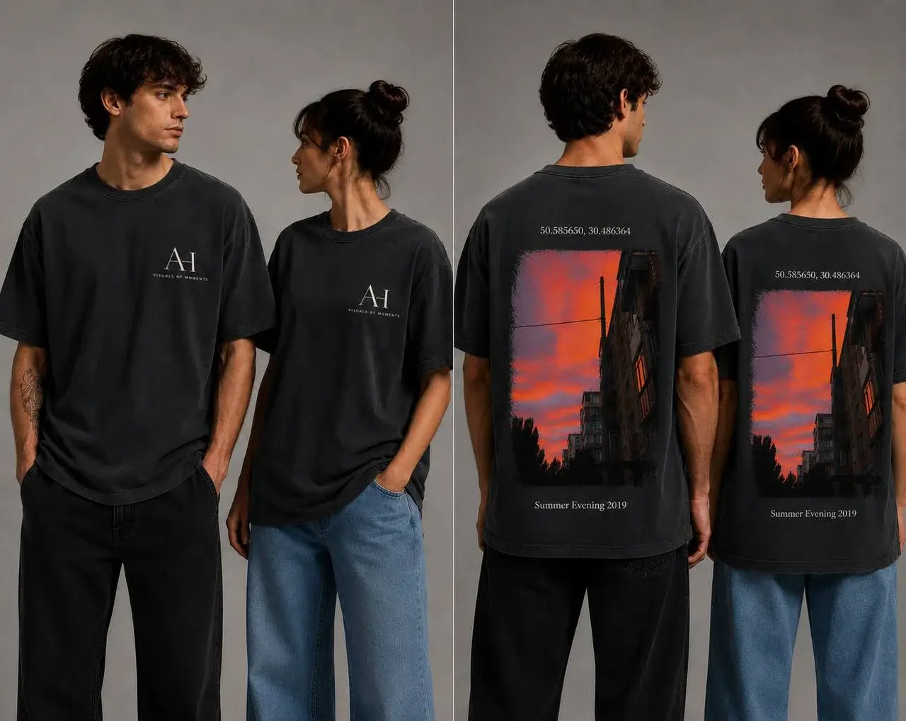 Présentation du design du t-shirt Moment 002